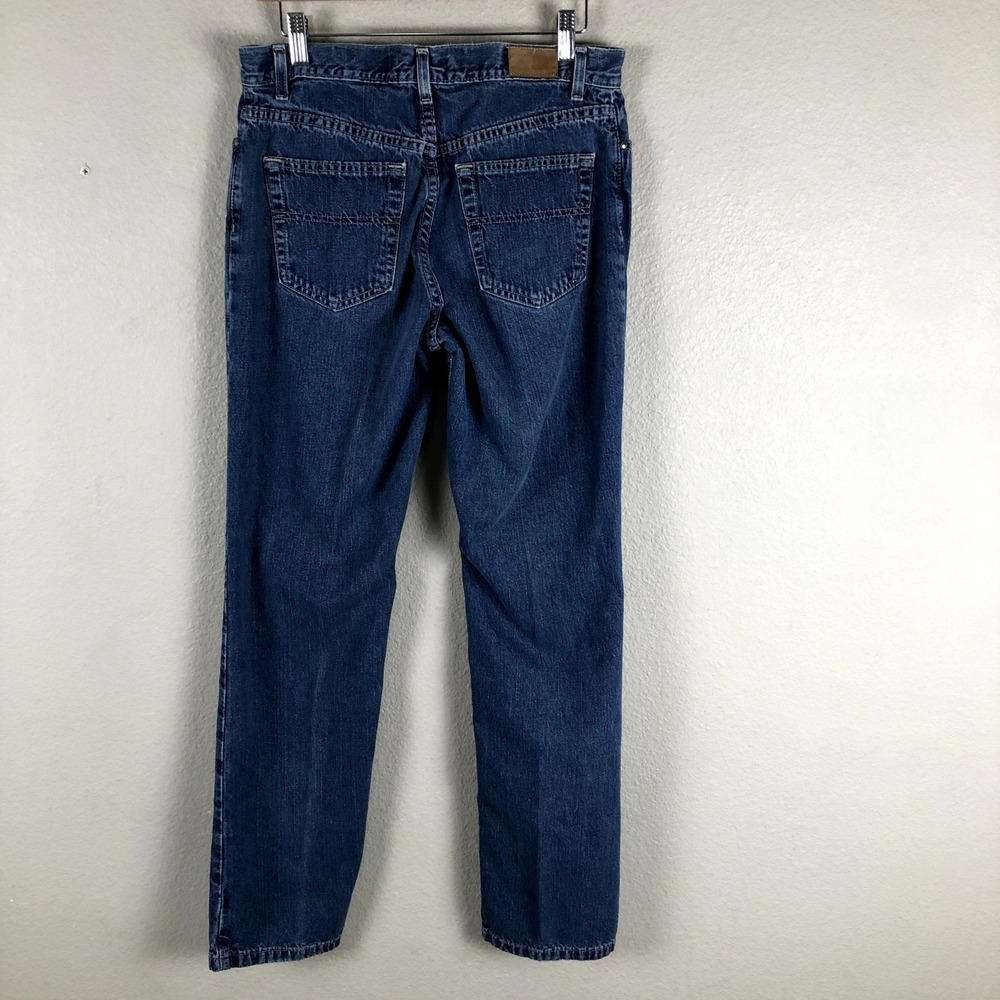 Tommy Hilfiger Jeans Womens 8x32 Blue Denim Straight Medium Wash Cotton Tag 8x33